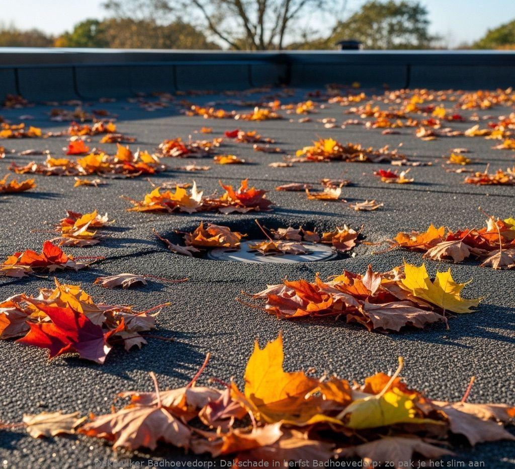 Dakschade In Herfst Badhoevedorp